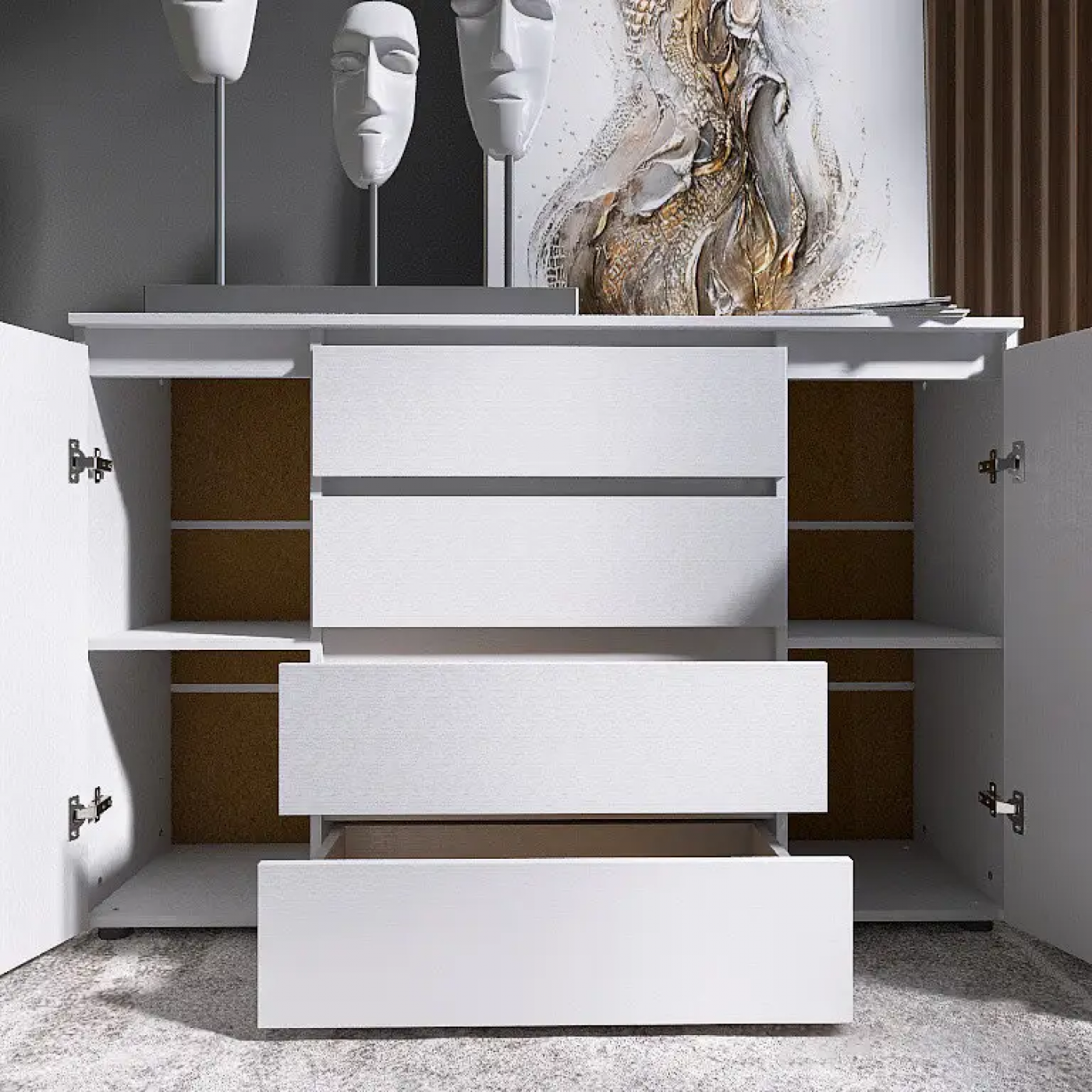 Комод без ручек Лайт КЛ-4