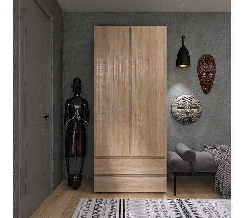 Шкаф распашной с ящиками Лайт ШЛ-2