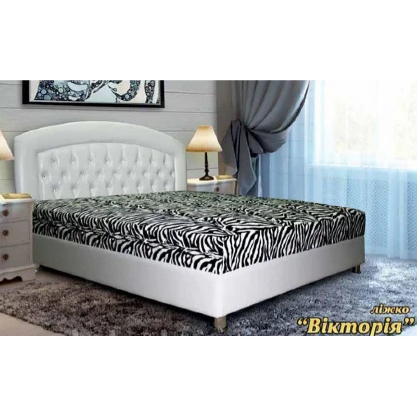 Кровать Виктория (1.4 , пр. бл. зевс, флай)