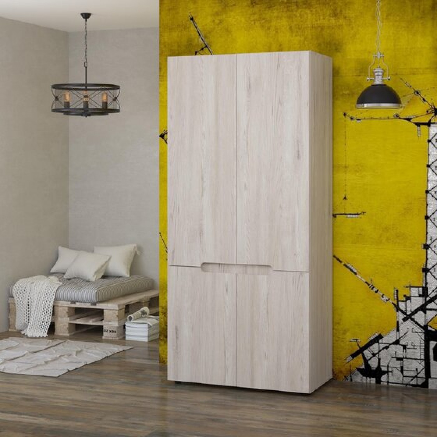 Шкаф распашной Модерн ШРМ-03