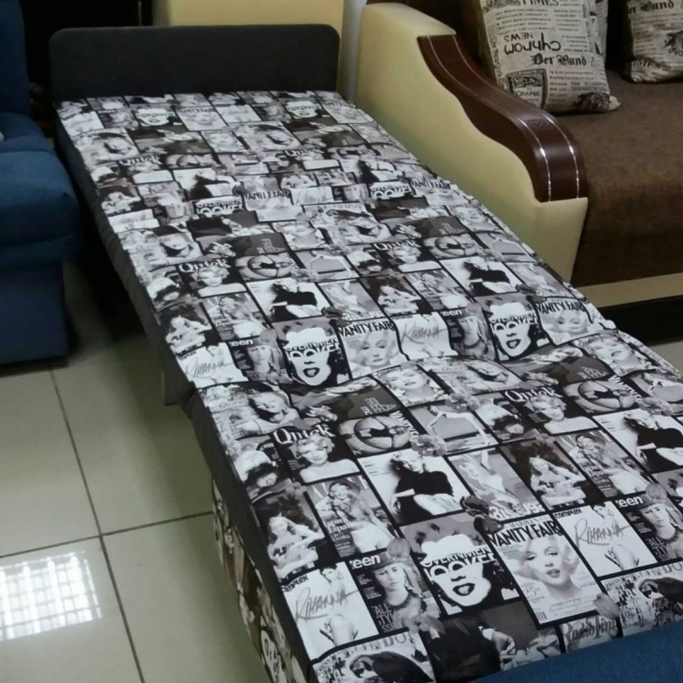 Диван-ліжко Smile / Смайл з узголів'ям 1,20 / (ППУ)