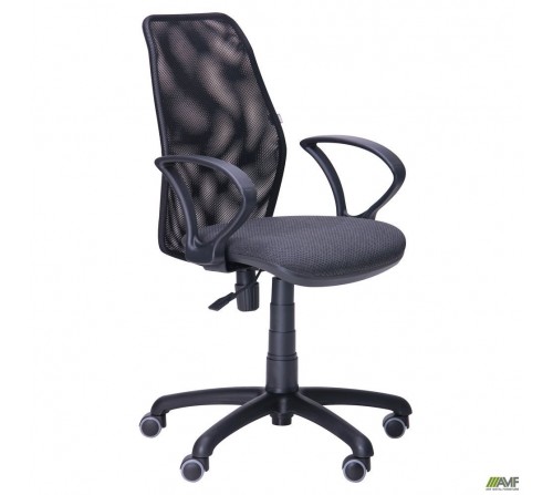 Кресло Oxi/АМФ-4 сиденье Сетка черная/спинка Сетка черная
