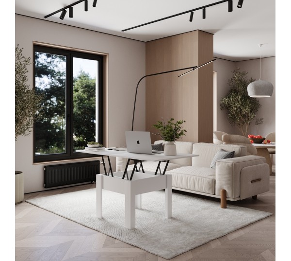 Стіл трансформер для вітальні Comfo 70(140)x57(77)x70 см