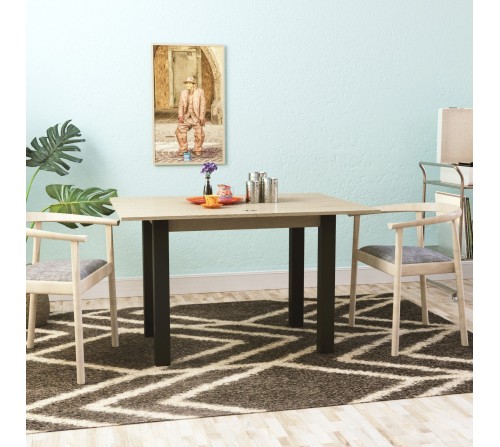 Стіл на кухню розкладний Dinner 90(120)x75x60(90) см