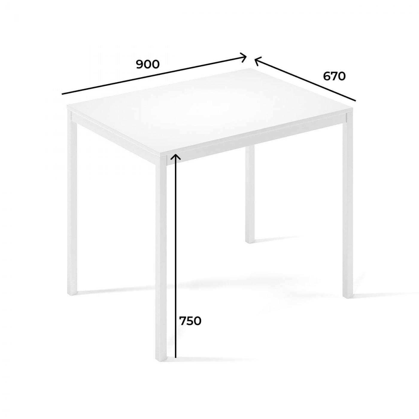 Письменный столик Brevity Loft mid 90x75x67 см