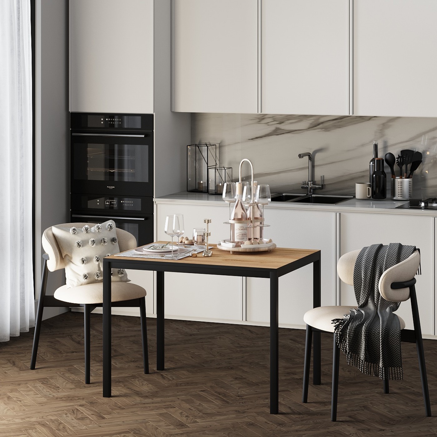 Письменный столик Brevity Loft mid 90x75x67 см