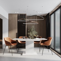 Стіл трансформер обідній розкладний Boston M 120(160)x75x69 см