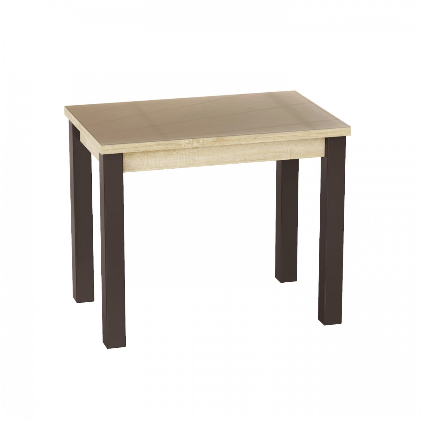 Розкладний обідній стіл Dinner Glass 90(120)x75x60(90) см