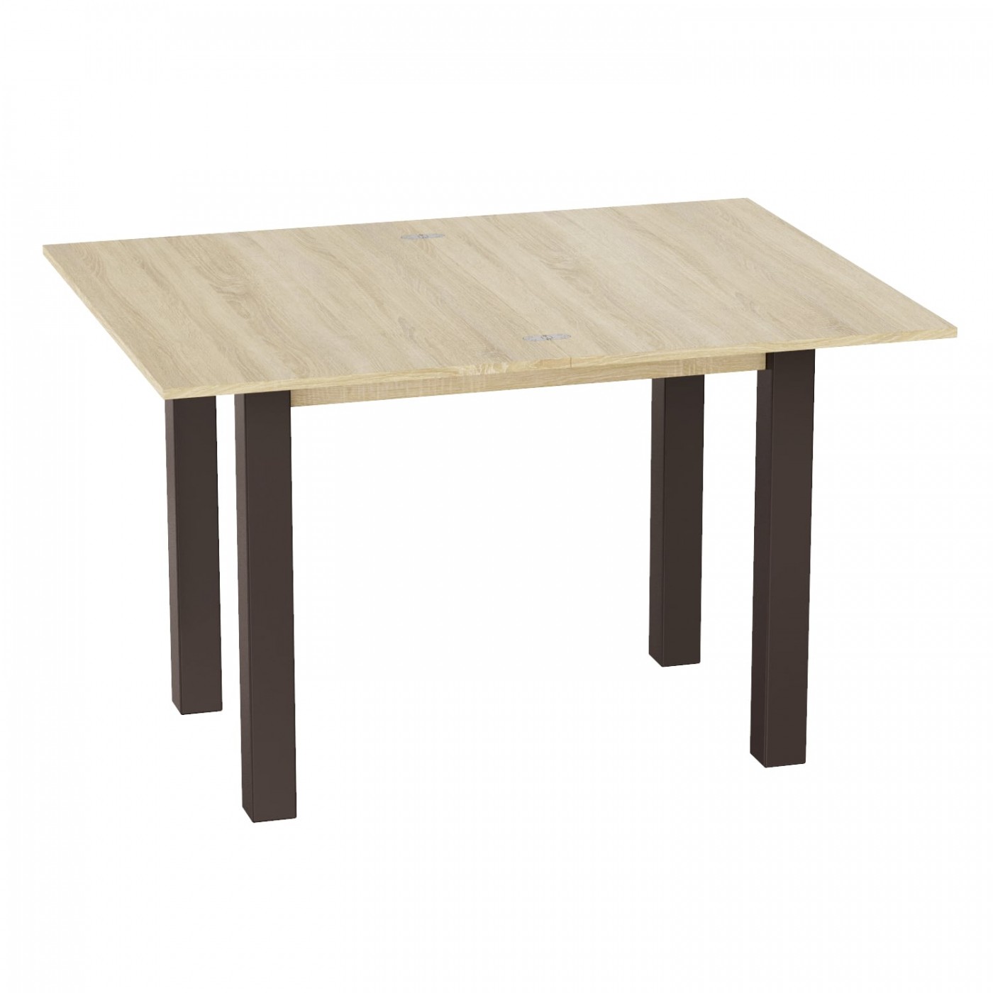 Розкладний обідній стіл Dinner Glass 90(120)x75x60(90) см