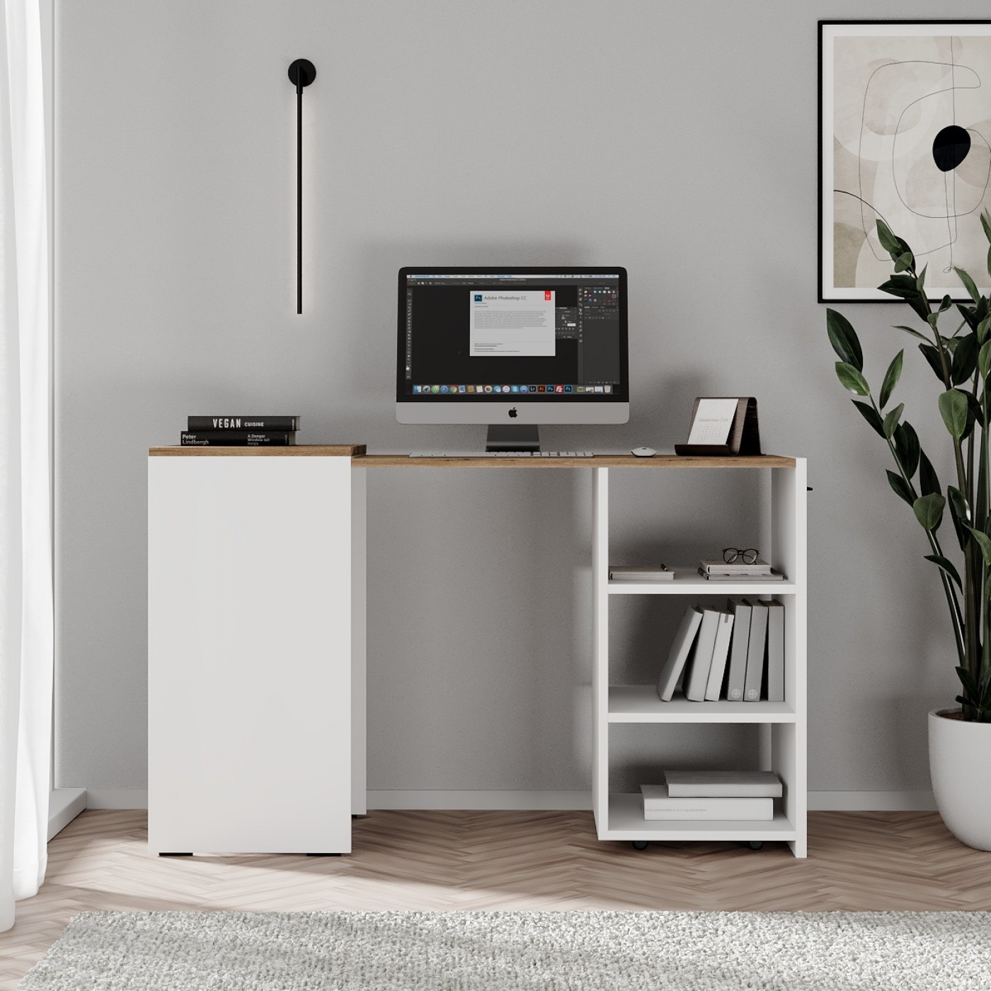 Стіл тумба розкладний Dolli 45(141)x76x50 см