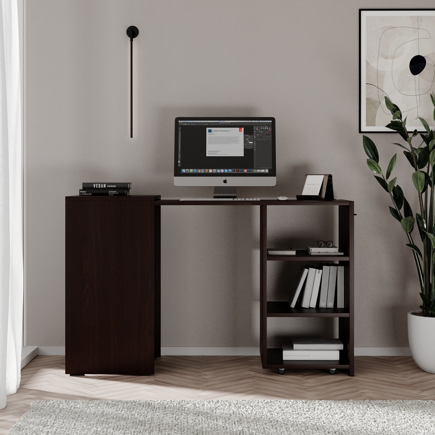 Стіл тумба розкладний Dolli 45(141)x76x50 см