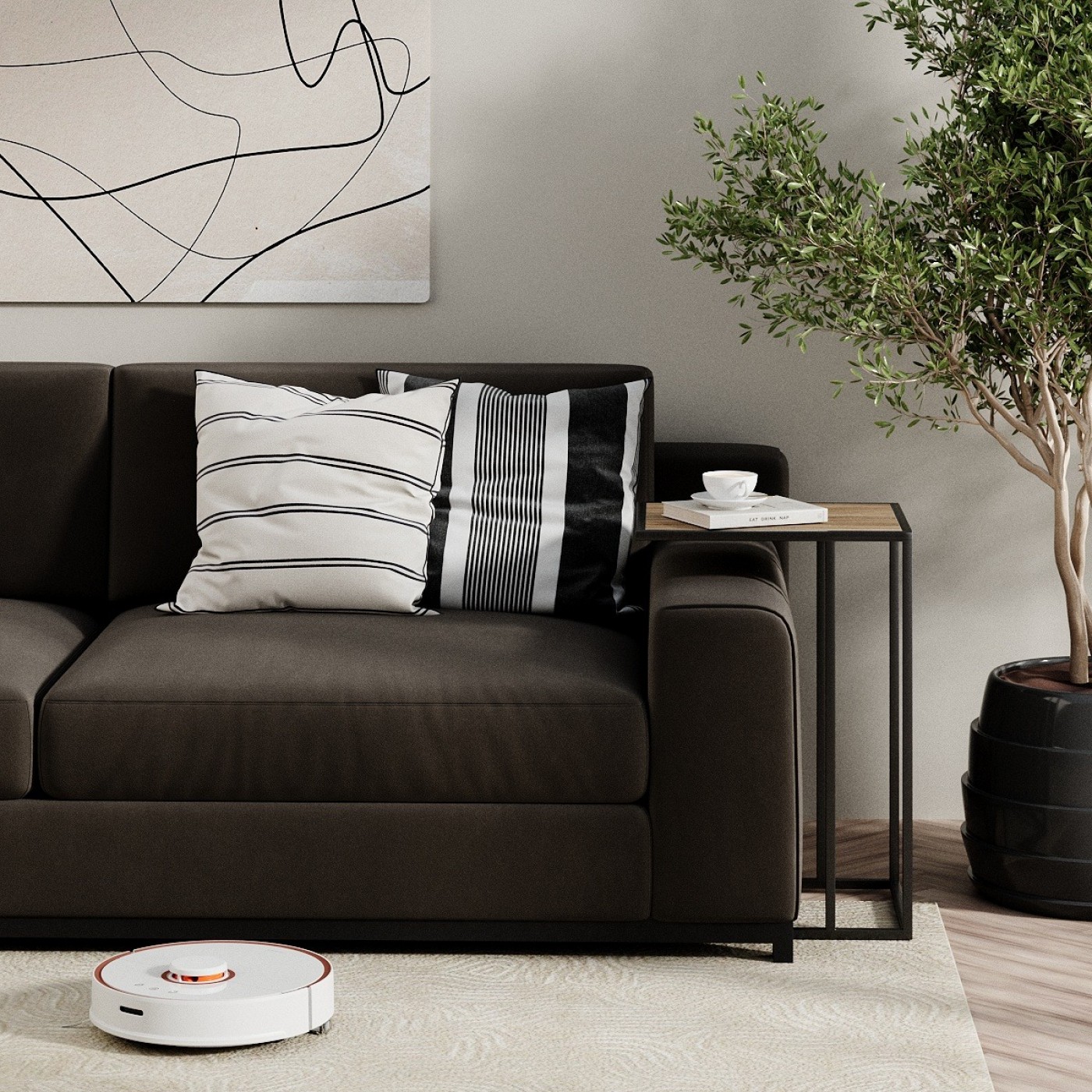 Приставний стіл Fiji Double 35x63x43 см