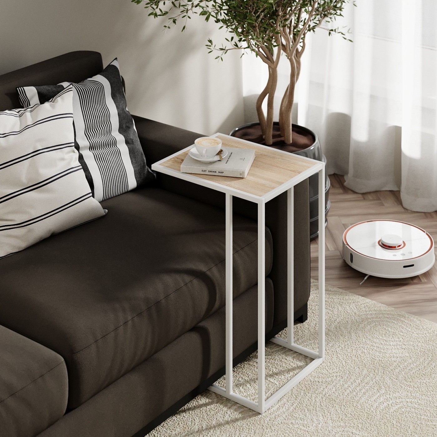 Приставний стіл Fiji Double 35x63x43 см