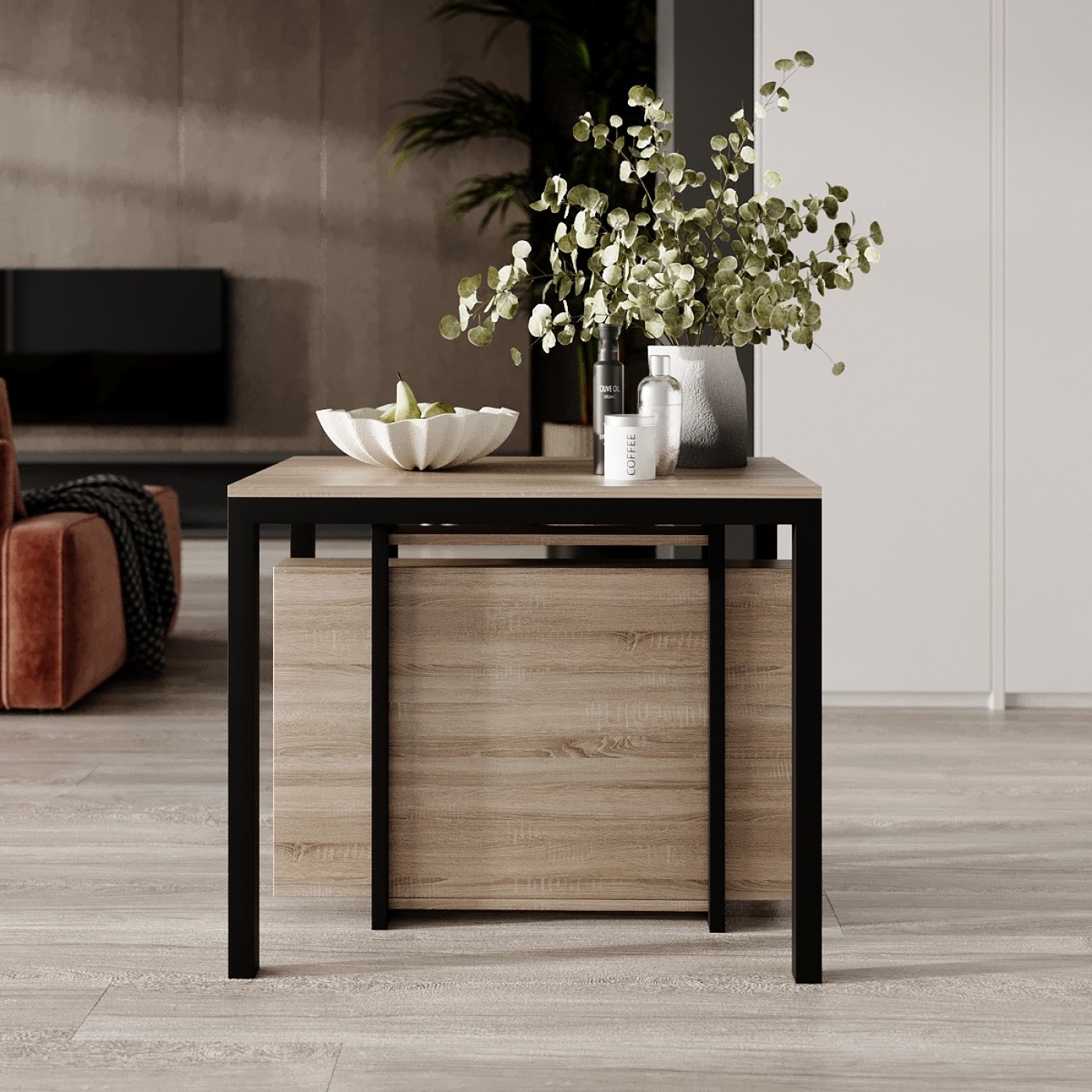 Великий стіл у вітальню розкладний Sensei 53(330)x75x90 см