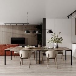 Великий стіл у вітальню розкладний Sensei 53(330)x75x90 см