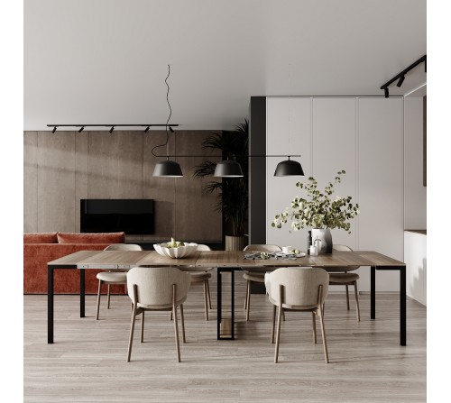 Великий стіл у вітальню розкладний Sensei 53(330)x75x90 см