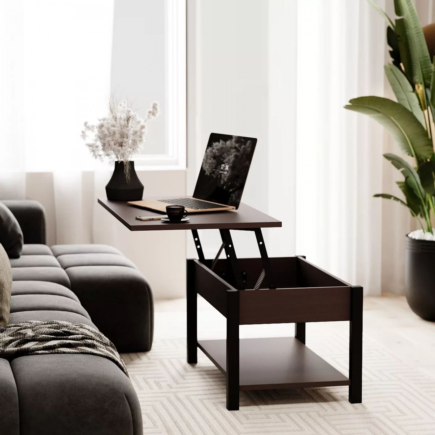 Журнальний стіл трансформер Desk 2.0 94×45(68)x54 см