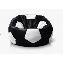 Кресло мешок Мяч (оксфорд) черно-белый
