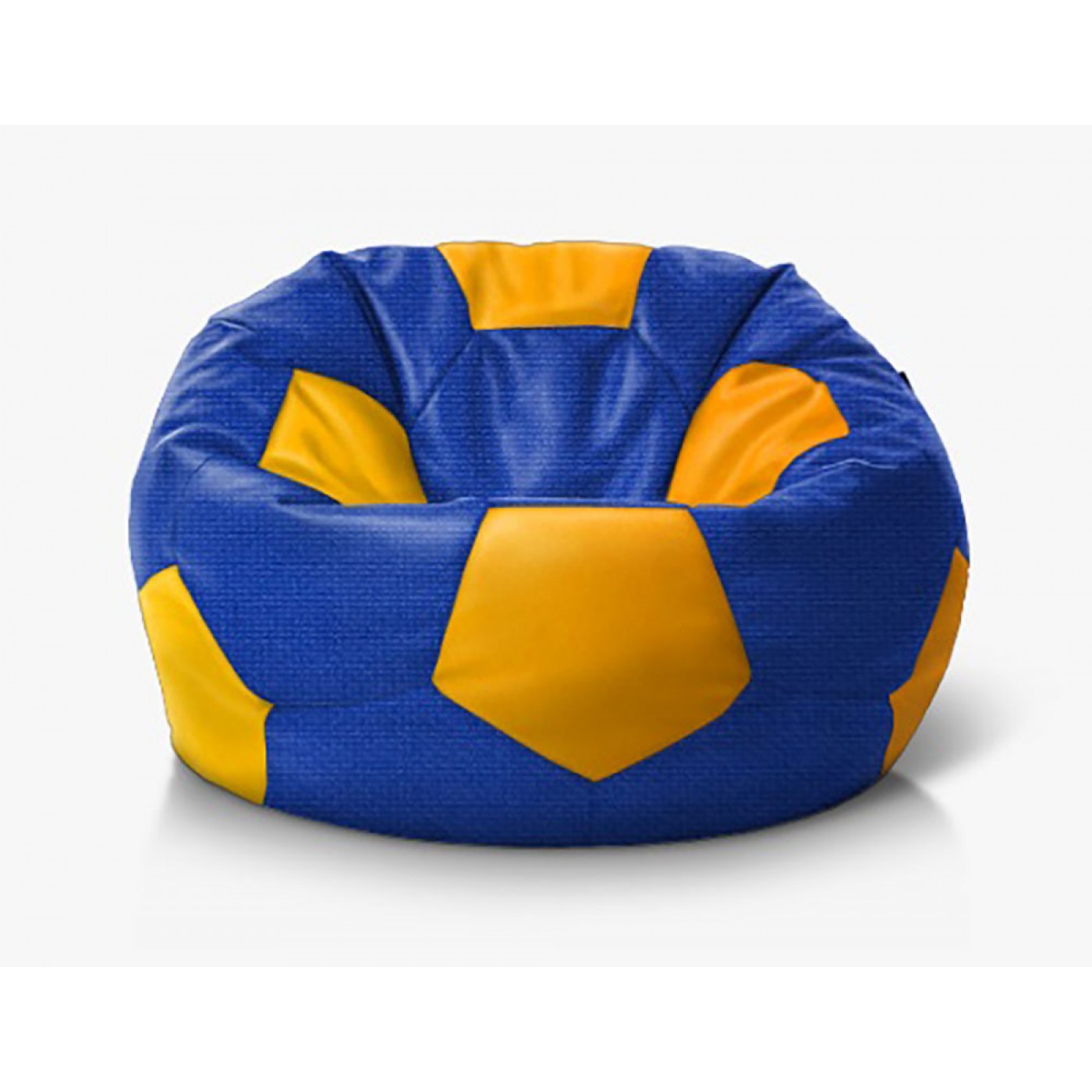 Кресло мешок Мяч (оксфорд) синий+желтый