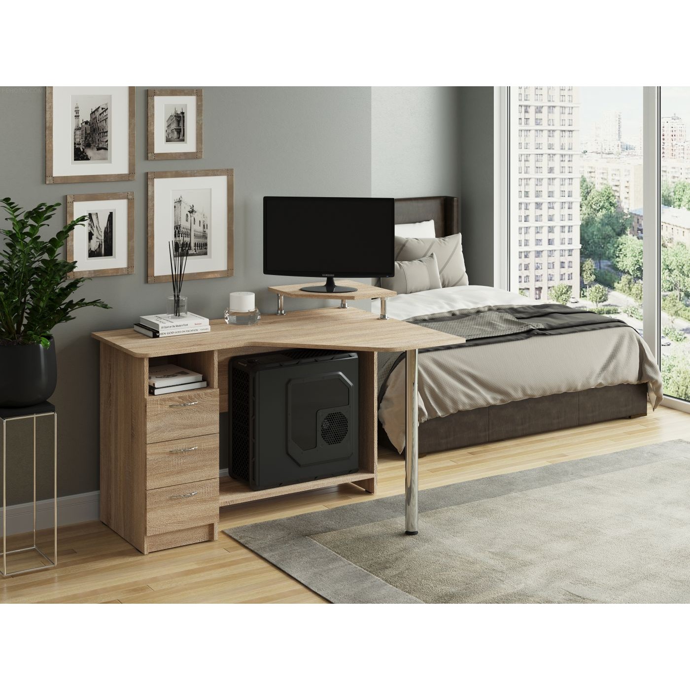 Стол компьютерный угловой Орфей				 				