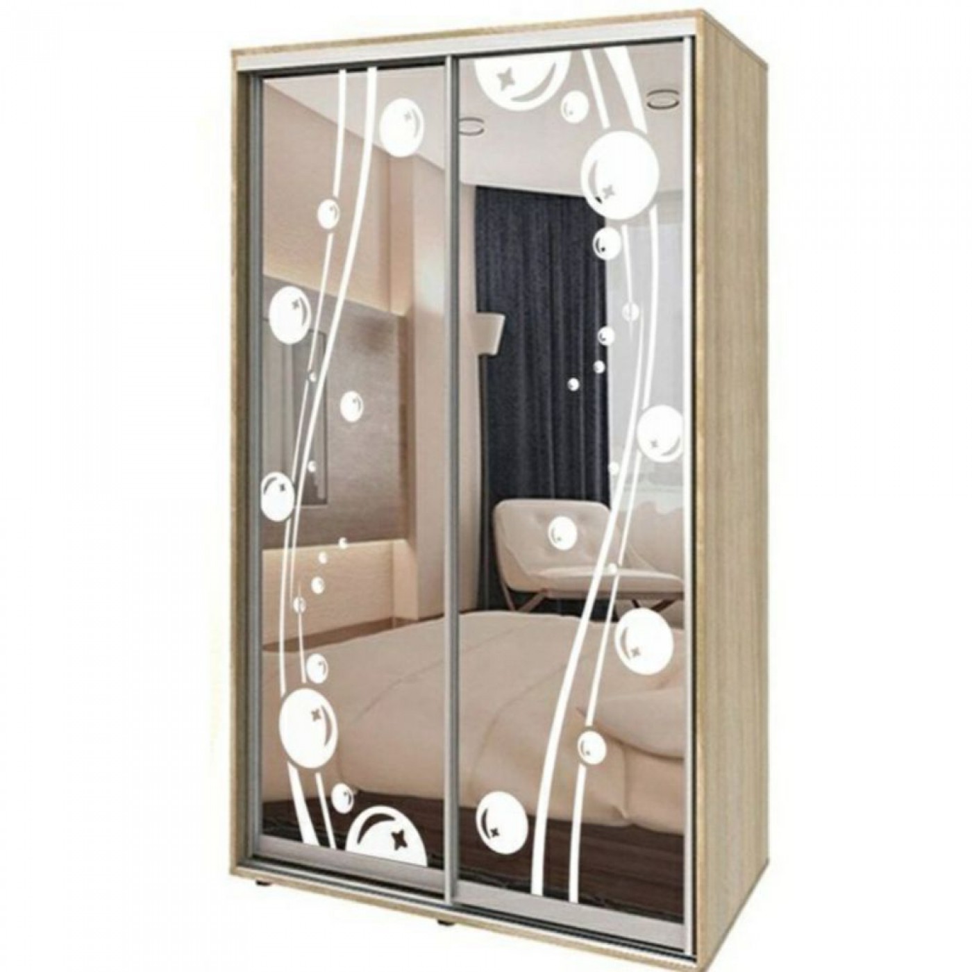 Шафа-купе  ШК-4/2100  130Х60Х210