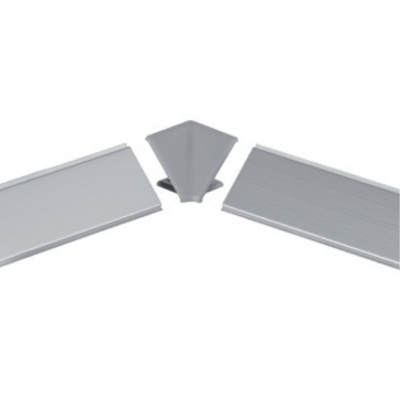 Кут внутрішній на плінтус кухонний (сірий)