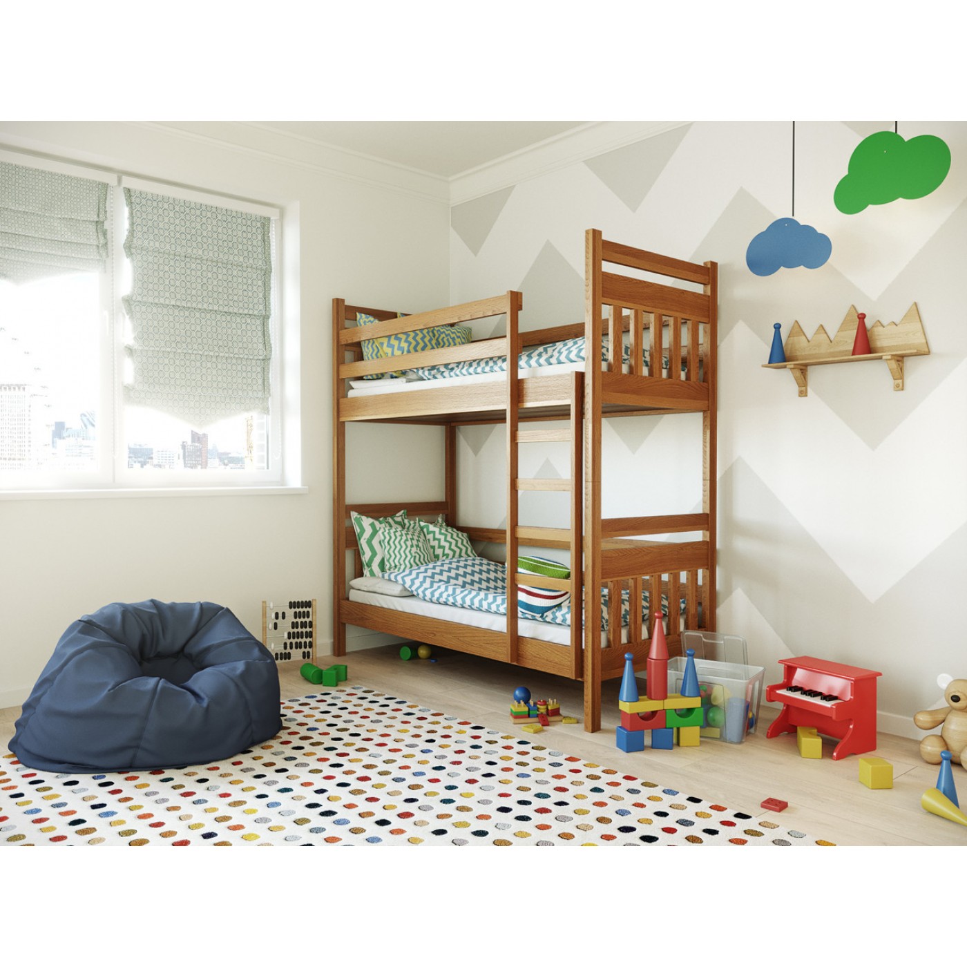 Ліжко двоповерхове Умка