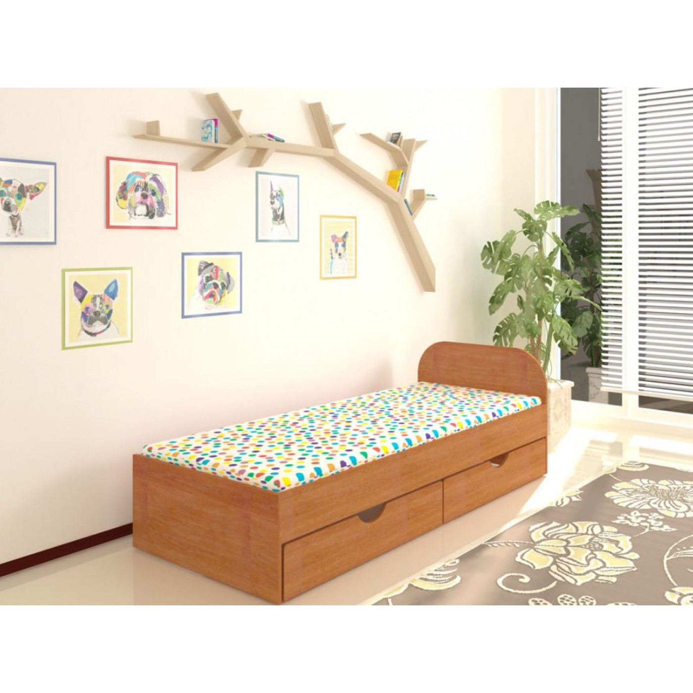 Ліжко СОНЯ-1 без шухляд б / м