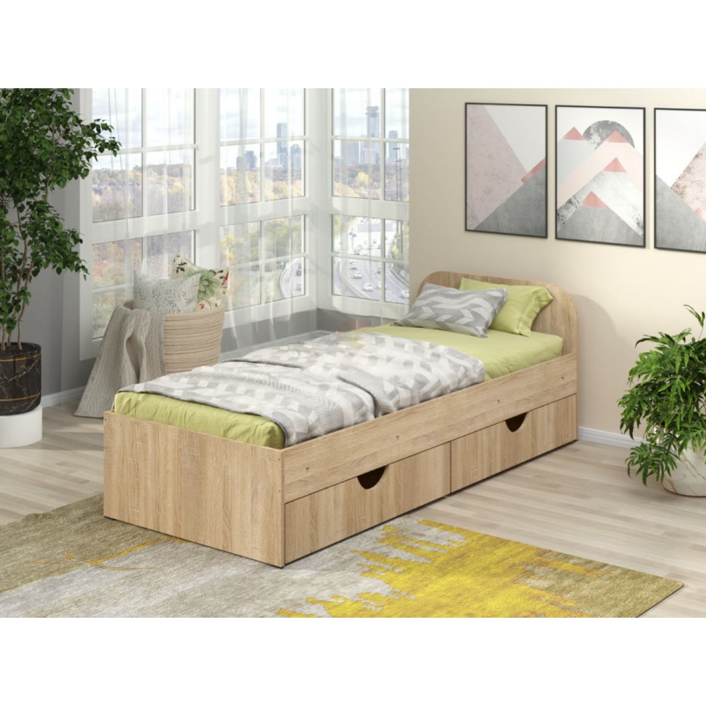 Ліжко СОНЯ-1 без шухляд б / м