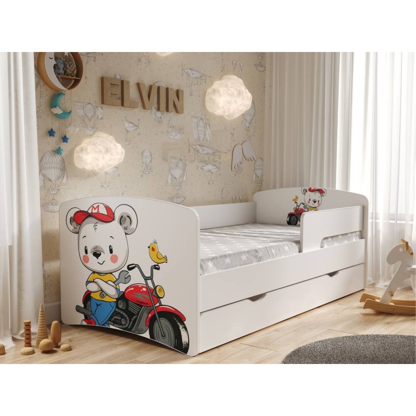 Ліжко  дитяче KINDER-COOL  1736/836 (сп.м 1700*800 мм.) +ЯЩИК 										