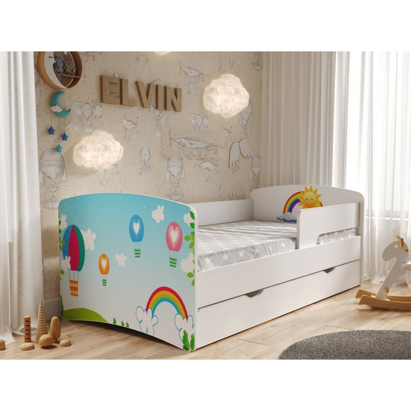 Ліжко  дитяче KINDER-COOL  1736/836 (сп.м 1700*800 мм.) +ЯЩИК 										