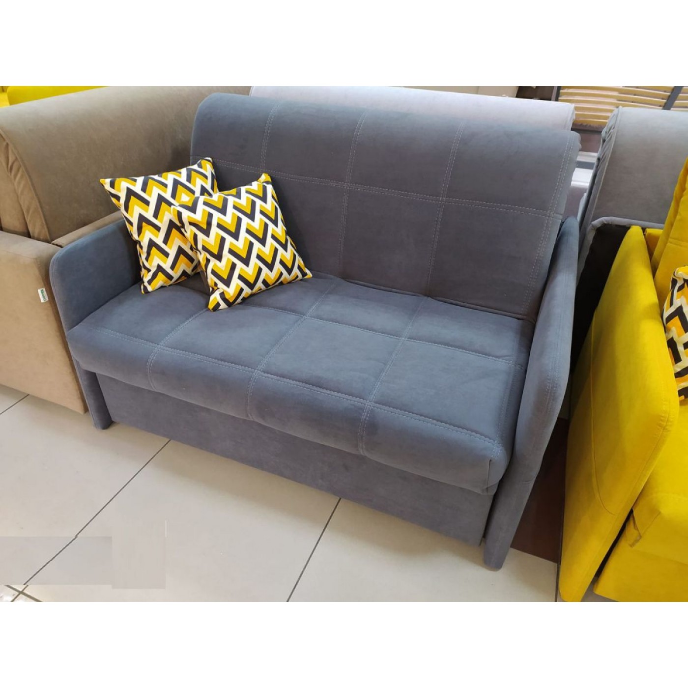 Диван-ліжко City / Сіті з підлокітником 1,60 / (ППУ)