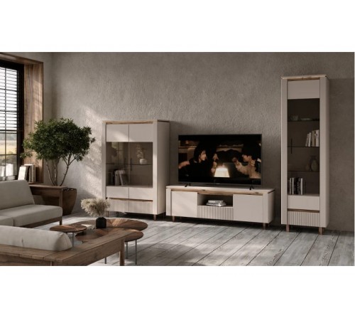 Вітальня ЕЛЕГАНТ / ELEGANT (кашемір/дуб ліворно)+підсвічування