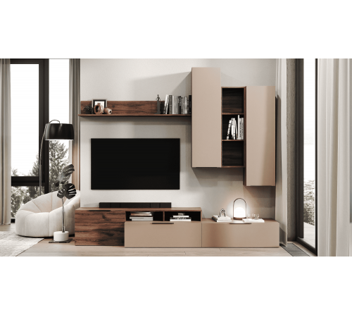 Вітальня Лора 2 (дуб ліворно/тоффі) NEW!