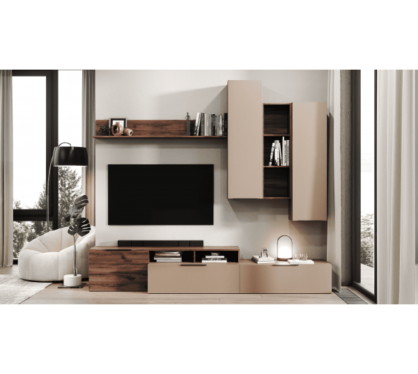 Вітальня Лора 2 (дуб ліворно/тоффі) NEW!