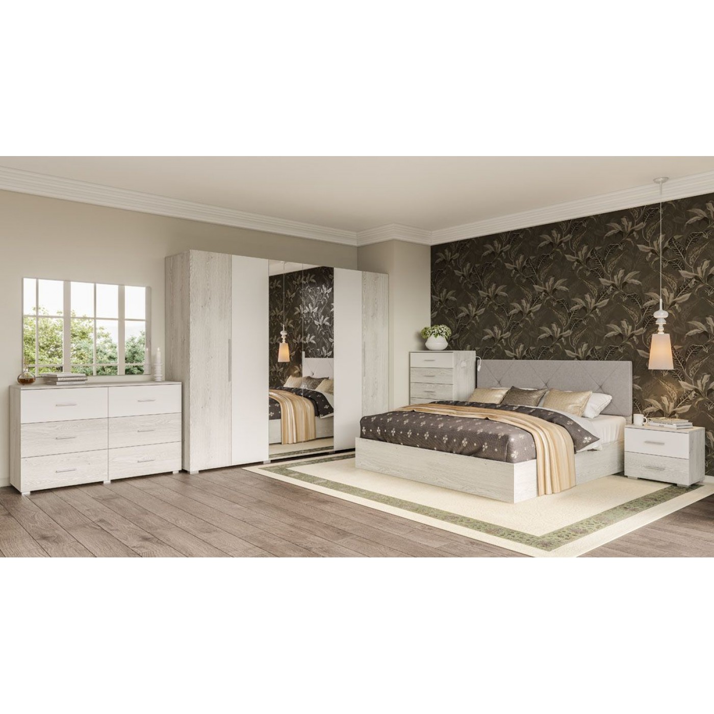 Комод 3Ш+3Ш Ромбо