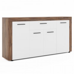 Комод 4Д 1Ш Хелен (дуб ліворно/німфеа лак)