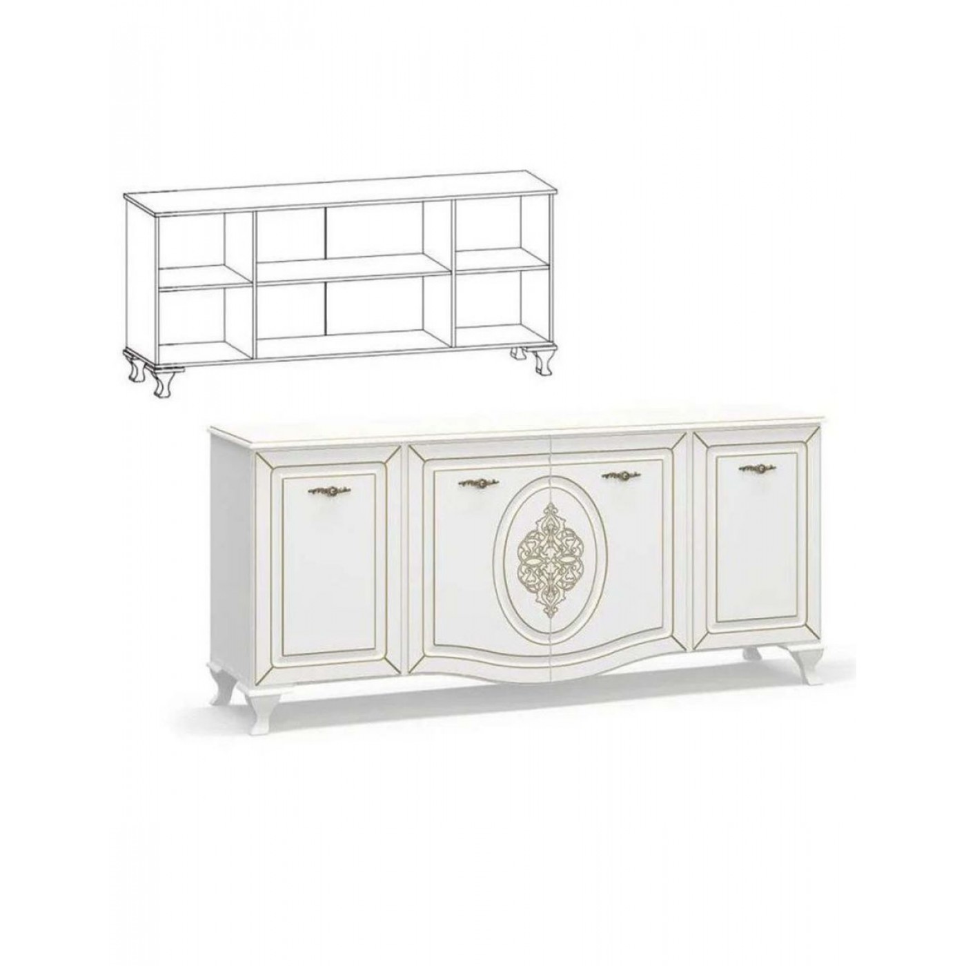 Комод 4Д Милан