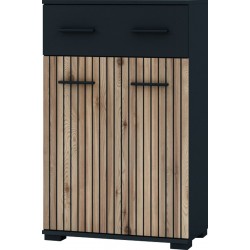 Комод Амбре (дуб артизан/антрацит)