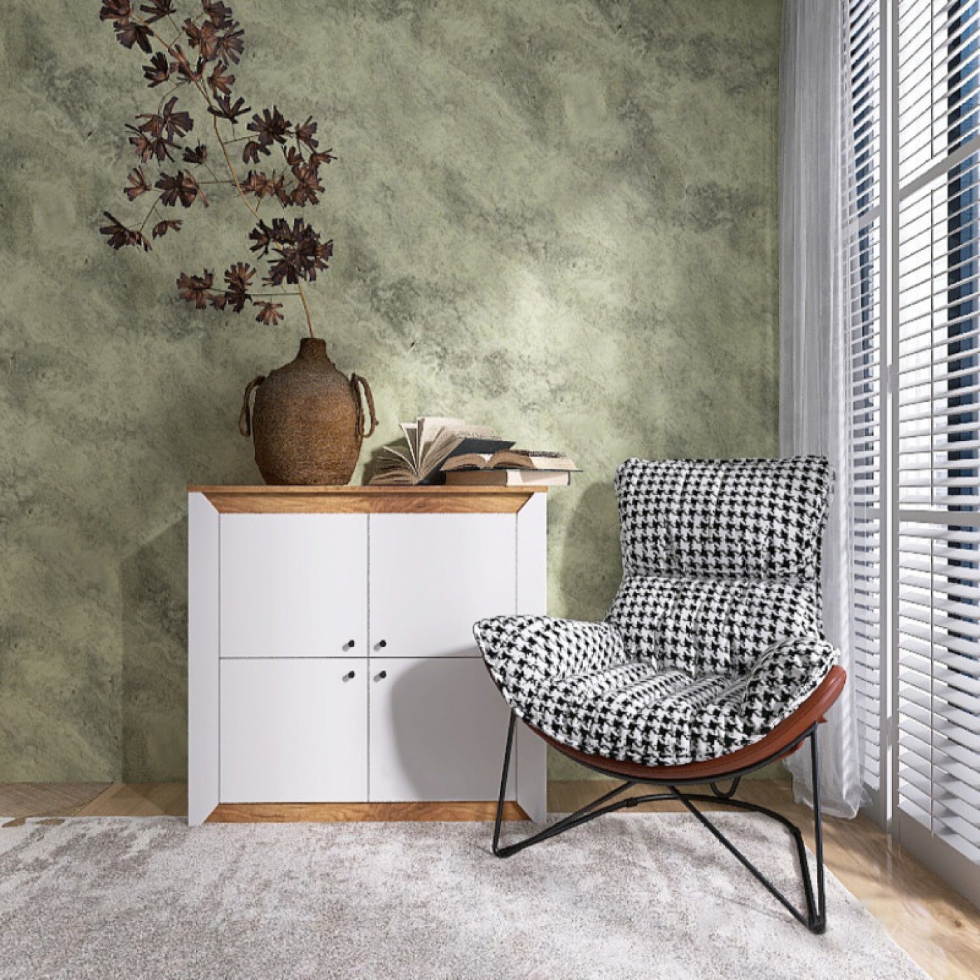 НОРДИК Тумба 4-х дверная 980