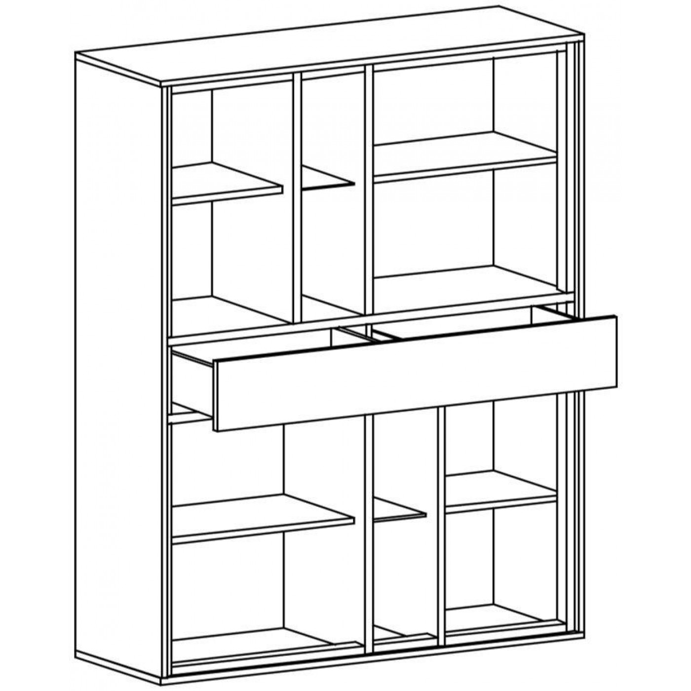 Велс Комод 4Д1Ш