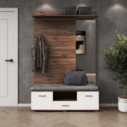 Прихожая Бруно (дуб ливорно/нимфеа лак)