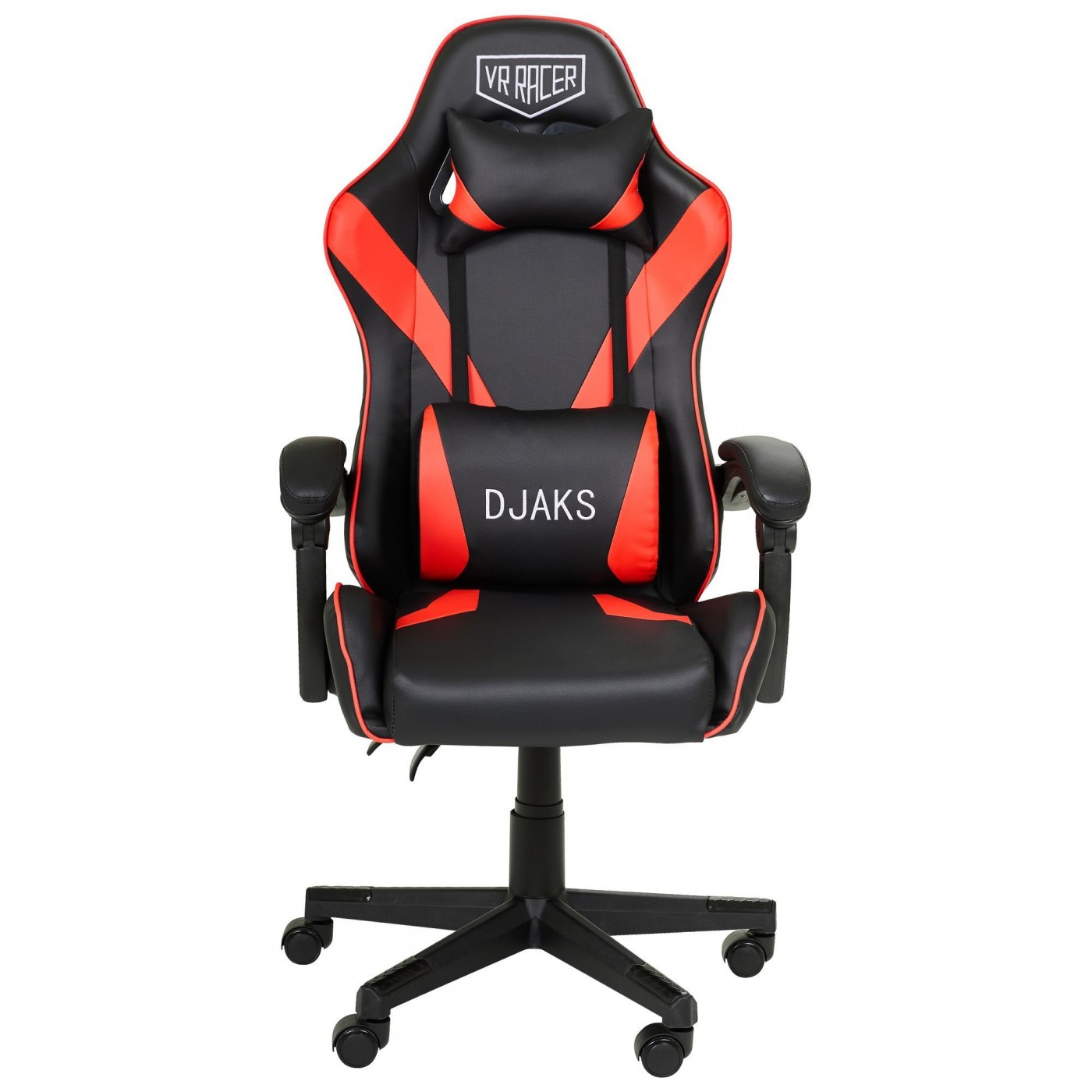 Крісло VR Racer Dexter Djaks чорний/червоний