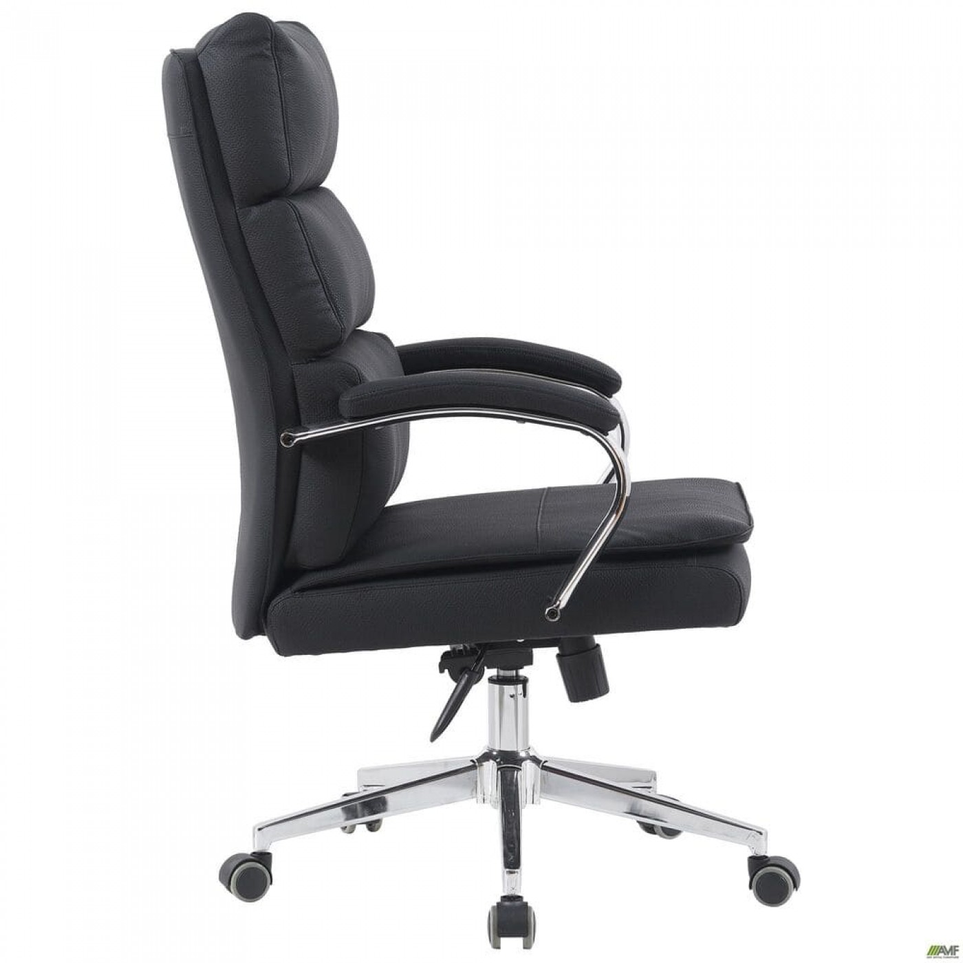 Крісло керівника Faraon шкірозамінник чорний