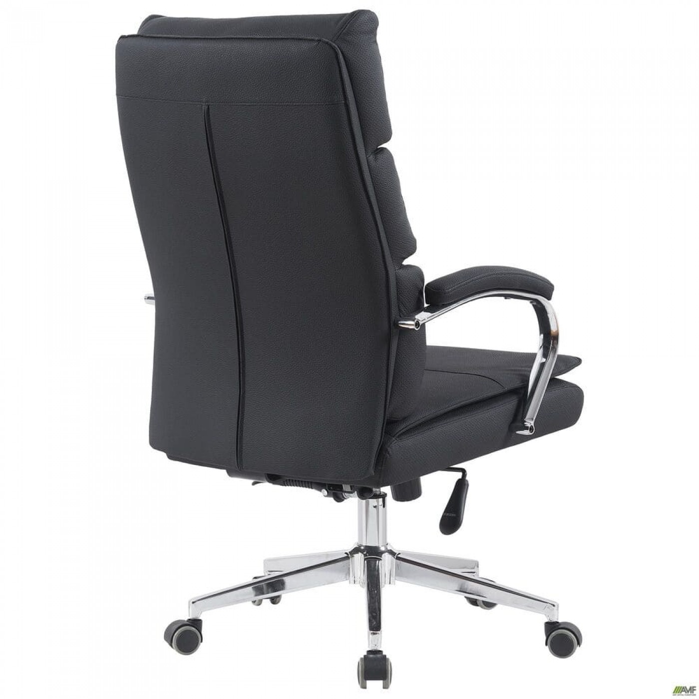 Крісло керівника Faraon шкірозамінник чорний