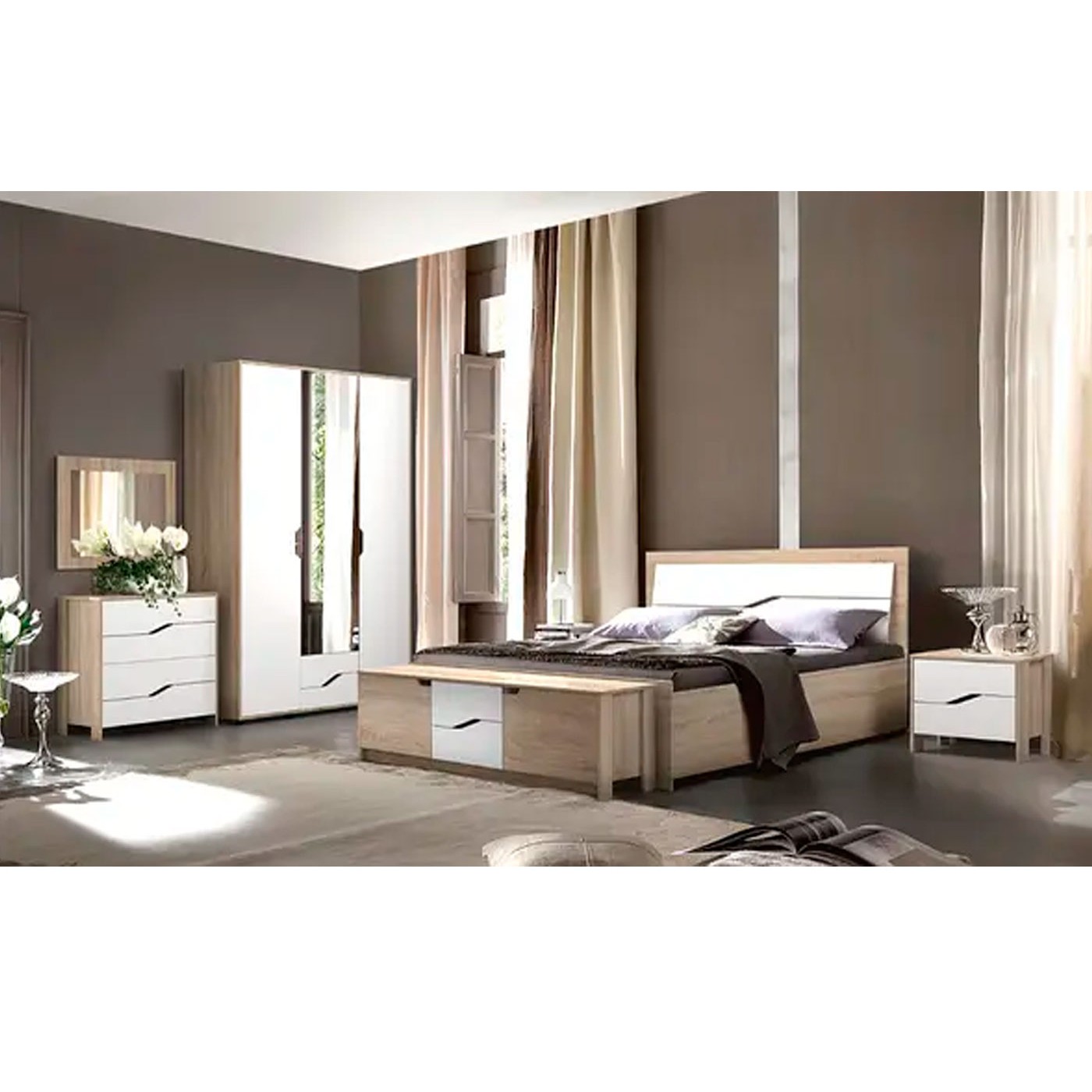 Домініка ліжко без каркасу 2050*1850*950