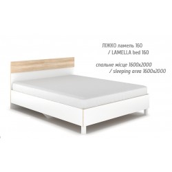 Глория Кровать 160 (без ламелей)
