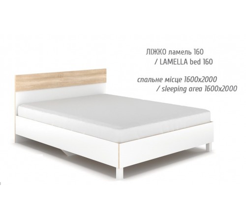 Глория Кровать 160 (без ламелей)