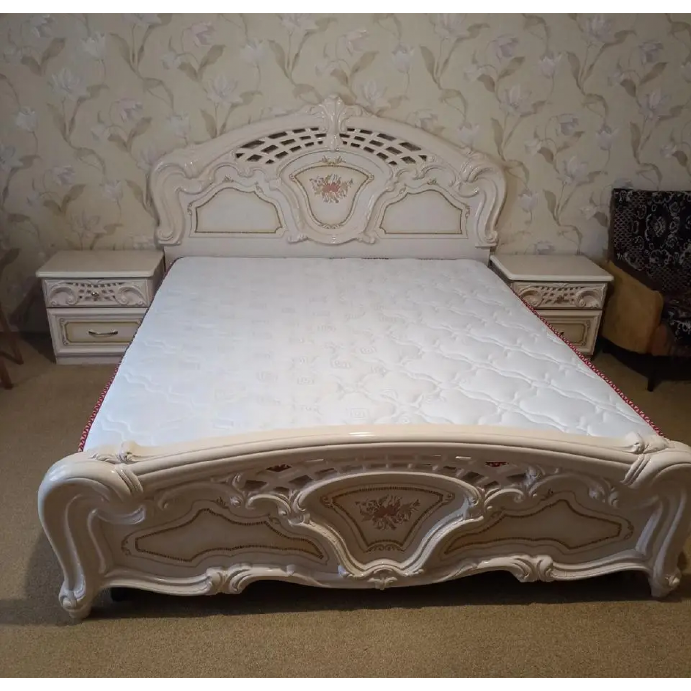 Кровать Кармен Нова 2-сп (1.6) (б/матраса и каркаса)