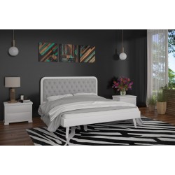 Ліжко з м'яким узголів'ям Токіо